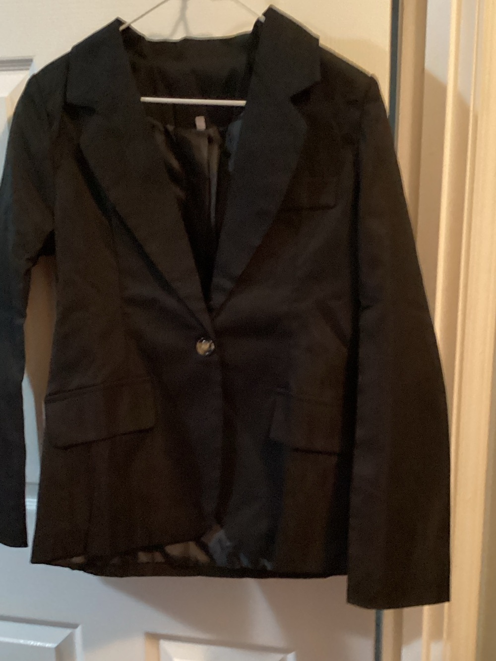 Classic Black Women's Blazer Jacket